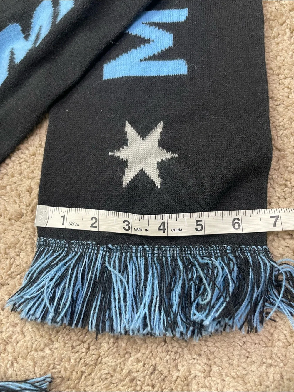 Minnesota United FC‎ Black & Light Blue Scarf